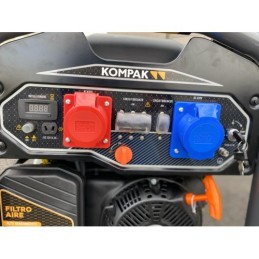 Panel de control para generador de gas monofásico y trifásico de 8000 W Kompak K10000TET-DF
