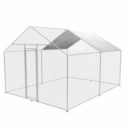 Gallinero cremallera 3x4x2m...