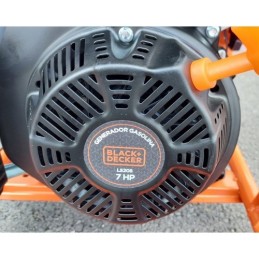 Sistema de arranque con lanzador asistido para el grupo electrógeno de gasolina BLACK+DECKER BXGNP3000E 3Kw